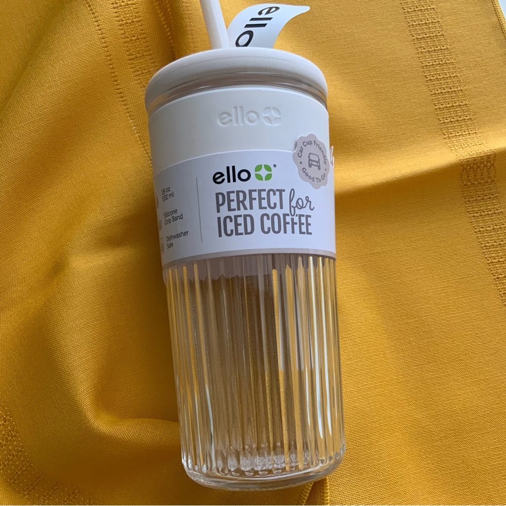 Ello 18oz Glass Travel Mug